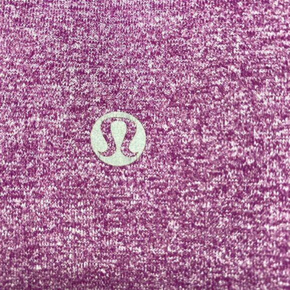 Lululemon Scoop Neck Tank Top Heathered Purple Size 8 (no pads) - Picture 3 of 15
